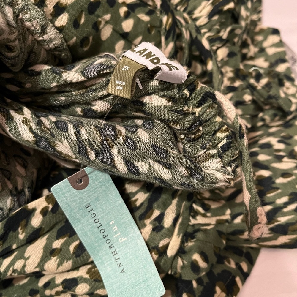 NWT Anthropologie Celandine sleeveless plunge neck midi/maxi dress, 2X. - Picture 7 of 11
